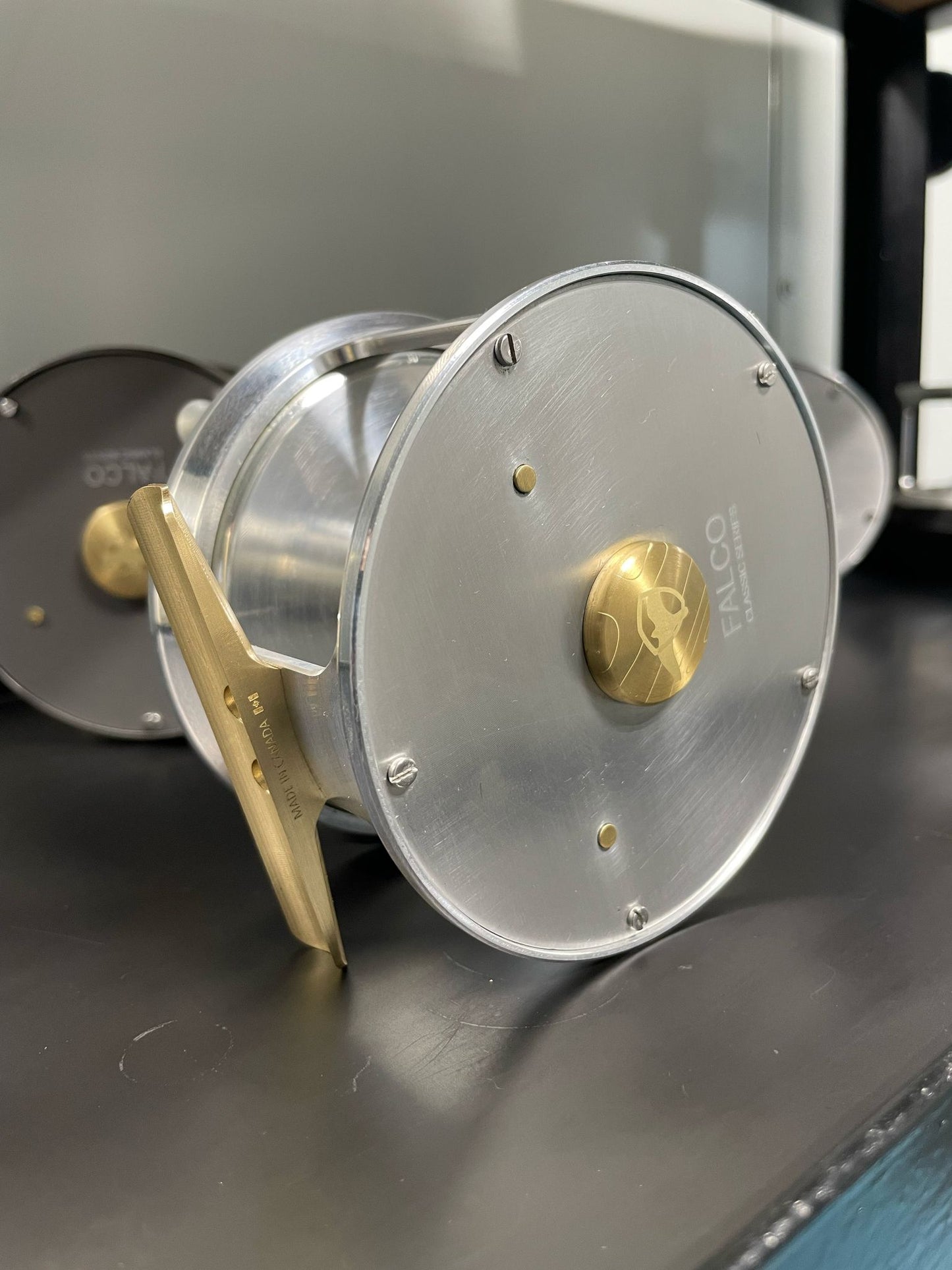 Premium Brass Reel Foot Upgrade – 3"